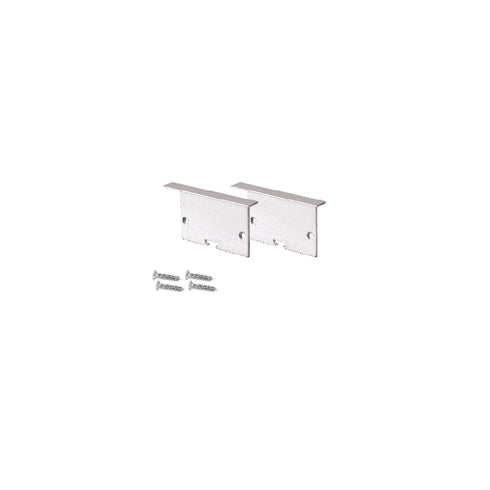 SET OF METAL END CAPS FOR P281, 2 PCS WITHOUT HOLE EP281