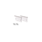 SET OF METAL END CAPS FOR P281, 2 PCS WITHOUT HOLE EP281