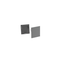 SET OF SILVER PLASTIC END CAPS FOR PROFILE P3235 - SET 2PCS WITHOUT HOLES EP3235