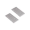 SET OF METAL END CAPS FOR P49N, 2 PCS WITHOUT HOLE EP49N