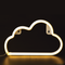 CLOUD, 48 NEON LED LIGHTS WITH BATTERIES (3xAA)/USB, WARM WHITE, IP20, 29.5x2x18.5cm