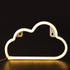 CLOUD, 48 NEON LED LIGHTS WITH BATTERIES (3xAA)/USB, WARM WHITE, IP20, 29.5x2x18.5cm