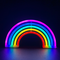 RAINBOW, 80 NEON LED LAMPS WITH BATTERY (3xAA) / USB, RGB, IP20, 18x2x30cm