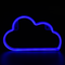 CLOUD, 48 NEON LED LAMPS WITH BATTERY (3xAA) / USB, BLUE, IP20, 29.5x2x18.5cm
