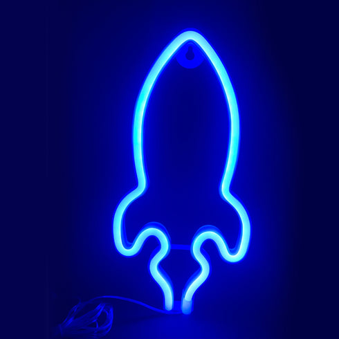ΠΥΡΑΥΛΟΣ, 87 NEON LED ΛΑΜΠΑΚΙΑ ΜΕ ΜΠΑΤΑΡΙΑ (3xAA)/USB, ΜΠΛΕ, IP20, 13.5x2x27cm X04876320