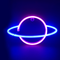 ΠΛΑΝΗΤΗΣ, 108 NEON LED ΛΑΜΠΑΚΙΑ ΜΕ ΜΠΑΤΑΡΙΑ (3xAA)/USB, ΡΟΖ & ΜΠΛΕ, IP20, 17.5x2x30cm X041087319