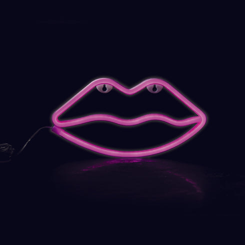 ΧΕΙΛΗ, 50 NEON LED ΛΑΜΠΑΚΙΑ ΜΕ ΜΠΑΤΑΡΙΑ (3xΑΑ)/USB, ΡΟΖ, IP20, 15*2.3*36 F04507329