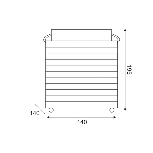 "EBEKO", MΑΥΡΟ ΜΕΤΑΛ ΦΑΝΑΡΙ-ΠΛΑΣΤΙΚ ΚΕΡΙ, 1 LED ΛΑΜΠ ΜΠΑΤ(3xAAA), ΘΕΡΜΟ ΛΕΥΚΟ, IP44, 14x14x19.5cm F0711112