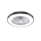 ΑΝΕΜΙΣΤΗΡΑΣ ΟΡΟΦΗΣ ΠΛΑΦΟΝΙΕΡΑ ΜΑΥΡΗ DIMMABLE DC22W Φ50 7 ΔΙΑΦΑΝH ABS ΠΤΕΡΥΓΙΑ ΤΗΛΕΧΕΙΡΙΣΤΗΡΙΟ FANOKBL10G