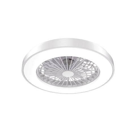 ΑΝΕΜΙΣΤΗΡΑΣ ΟΡΟΦΗΣ ΠΛΑΦΟΝΙΕΡΑ SMART ΛΕΥΚΗ DIMMABLE DC22W Φ50 7 ΔΙΑΦΑΝH ABS ΠΤΕΡΥΓΙΑ ΤΗΛΕΧΕΙΡΙΣΤΗΡΙΟ FANOKWH20G
