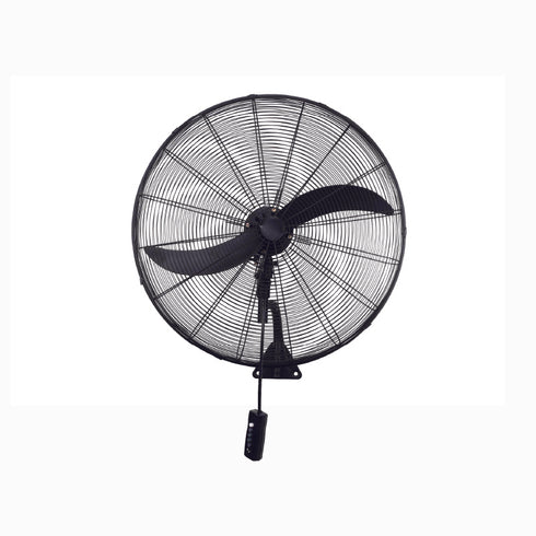 ΑΝΕΜΙΣΤΗΡΑΣ ΕΠΙΤΟΙΧΟΣ ΒΙΟΜΗΧΑΝΙΚΟΣ, ΔΙΑΚΟΠΤΗΣ, ΜΕΤΑΛΛΙΚΟΣ, ΜΑΥΡΟΣ ΜΕ 2 ΜΑΥΡΑ ΠΤΕΡΥΓΙΑ Φ65, AC 150W FANWPPB70S