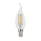 LED FILAMENT E14 DIM C35 WITH TIP 5W 2700K 230V AC 680LM RA80