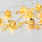 “METAL STRING LIGHTS (FLAMINGO)” Flamingo 10 LED LAMP BATTERY SERIES (2xAA) HOT WHITE IP20