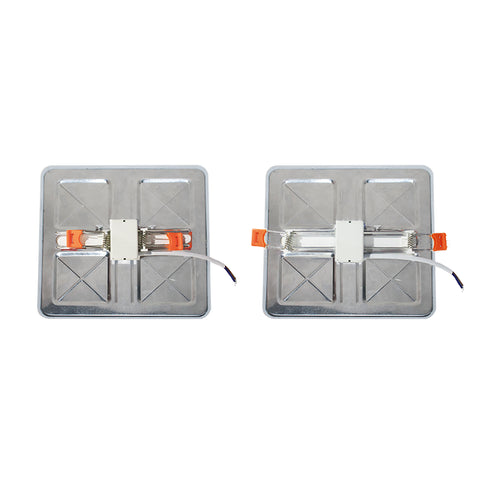 FLEXIBLE W SQUARE LED SLIM PANEL 9W 3000K 700Lm 230V Φ50-100 120° Ra80 FLEXI930SW