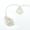 "METAL LEAVES" 10 LED ΛΑΜΠΑΚ ΣΕΙΡΑ ΜΠΑΤΑΡ.(3xAA) & ΧΡΟΝΟΔΙΑΚ (6ΟΝ/18OFF) ΘΕΡΜΟ ΛΕΥΚΟ ΑΣΗΜΙ ΜΕΤΑΛΛ FMSLEAF10WW2AT
