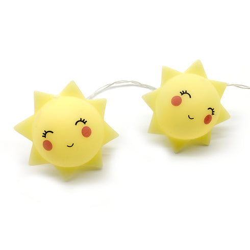 "PLASTIC SUN" 10 LED ΛΑΜΠΑΚ ΣΕΙΡΑ ΜΠΑΤΑΡ.(3xAA) ΘΕΡΜΟ ΛΕΥΚΟ IP20 135+30cm ΔΙΑΦΑΝ ΚΑΛΩΔ ΤΡΟΦΟΔ FPSUN10WW2A