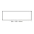 CEILING ALUM FRAME 30x120x4cm FOR PILO LED PANELS (NO SCREWS) FR301204