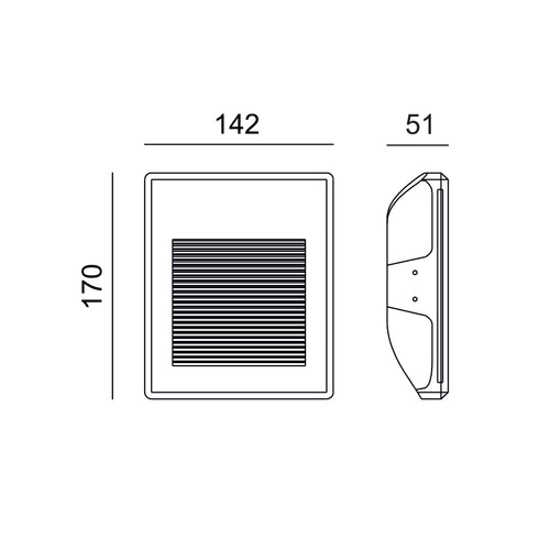 ΓΥΨΙΝΟ TRIMLESS Φ/Σ EVE ΕΜΜΕΣΟΥ ΦΩΤΙΣΜΟΥ MR11 12V G8001MR