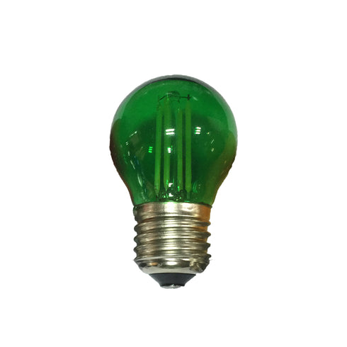 E27 GREEN GLASS BALL 4W 230V AC 390LM LED COG GLAMO4WWG