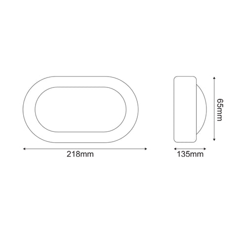 ΑΠΛΙΚΑ ΓΚΡΙ ΙΡ54 Ε27 max.40W 218x135x65mm RAL 7016M HI4032GDS
