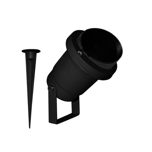 ΣΠΟΤ ΚΗΠΟΥ GU10 max 35W ΜΑΥΡΟ RAL C0026 HI7183BMS