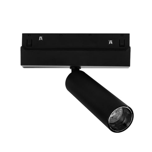 ΜΑΥΡΟ ΜΑΤ ΜΑΓΝΗΤΙΚΟ ΜΙΝΙ ΣΠΟΤ 48V DC 8W 3000K 800LM 24° OSRAM RA90 Φ30*110MM HUBEM830B