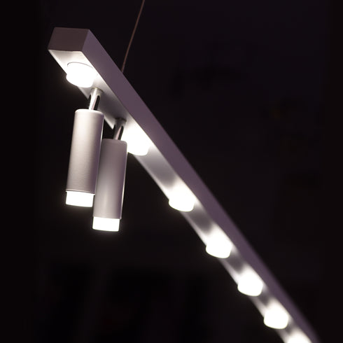 ΚΡΕΜΑΣΤΟ Φ/Σ LED 30W COB ΛΕΥΚΟ ΑΛΟΥΜΙΝΙΟ 3000K 2700LM 120X4XH139CM MAGNETO JNCP30LED120WH