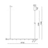 ΚΡΕΜΑΣΤΟ Φ/Σ LED 30W COB ΛΕΥΚΟ ΑΛΟΥΜΙΝΙΟ 3000K 2700LM 120X4XH139CM MAGNETO JNCP30LED120WH
