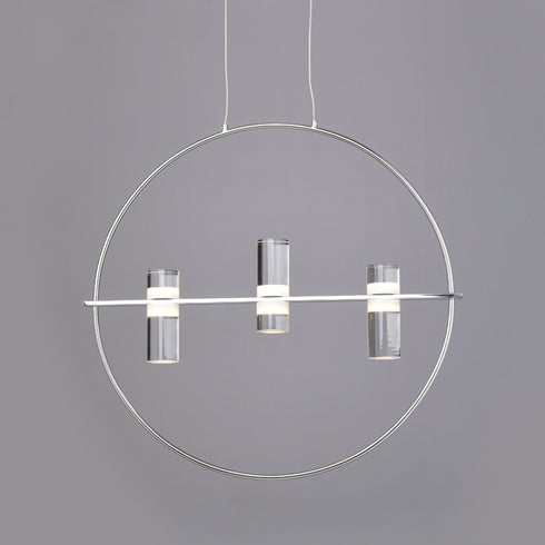 ΚΡΕΜΑΣΤΟ Φ/Σ LED2835 12W ΧΡΩΜΙΟ ΑΛΟΥΜΙΝΙΟ 3000Κ 1080LM D53XH173CM IONIAN JNEP12LED53CH