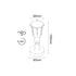 LED PP WHITE SPOT LIGHT230V IP54 6W 6000K 500Lm SMD120°Ra80 KERT660W