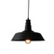 ΚΑΜΠΑΝΑ ΜΕΤΑΛΛΙΚΗ ΜΑΥΡΗ Φ36CM 1ΧE27 MINORE KS1290P36T1BK