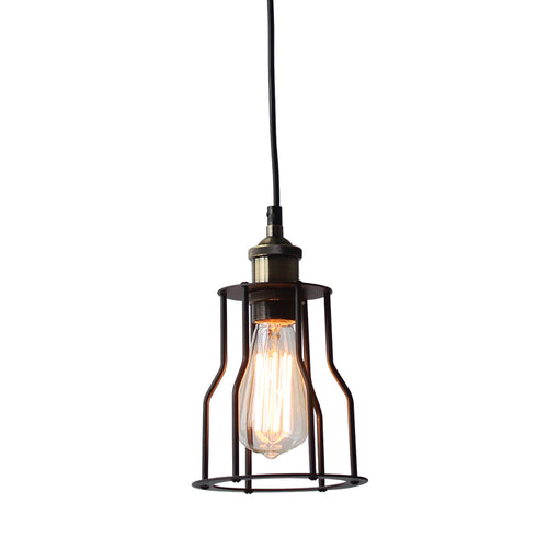 ΚΡΕΜΑΣΤΟ ΜΕΤΑΛΛΙΚΟ ΜΑΥΡΟ Φ15CM 1ΧE27 SOTIS KS1342P151BK