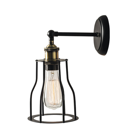 ΑΠΛΙΚΑ ΜΕΤΑΛΛΙΚΗ ΜΑΥΡΗ 1ΧE27 SOTIS KS1342W151BKACA