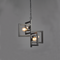 ΚΡΕΜΑΣΤΟ 4ΧΕ27 ΜΑΥΡΟ ΜΕΤΑΛΛΙΚΟ Φ42ΧΗ98CM SIRIUS KS14254BK