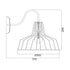 ΑΠΛΙΚΑ ΜΕΤΑΛΛΙΚΗ ΜΑΥΡΗ ΚΑΜΠΑΝΑ 1 Χ Ε27 Φ30CM HADES KS1525W1BK