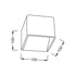 ΛΕΥΚΗ ΑΠΛΙΚΑ LED UP-DOWN CUBE 1X3W 230V 3000K 25000hrs NEPHELE L35037