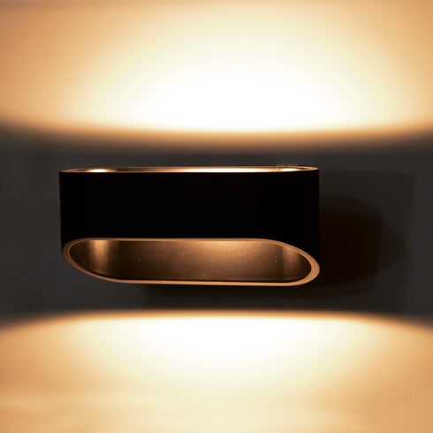 ΕΠΙΤΟΙΧΙΟ Φ/Σ LED ΑΠΟΧΡ.ΞΥΛΟΥ UP-DOWN 1X3W 230V 3000K 30000h NEPHELE L35039WD