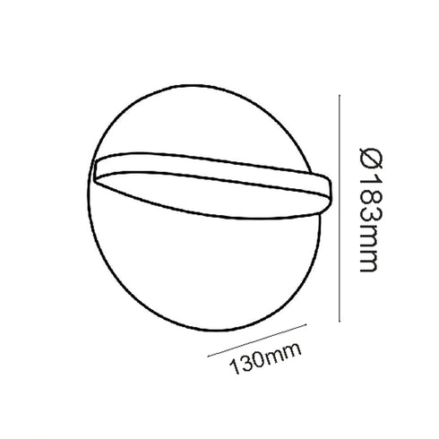 LED SMD WALL LUMINAIRE 16W 790LM 120° 230V AC 3.000K DARK GREY CRI80 IP65 30.000HRS LG1057G