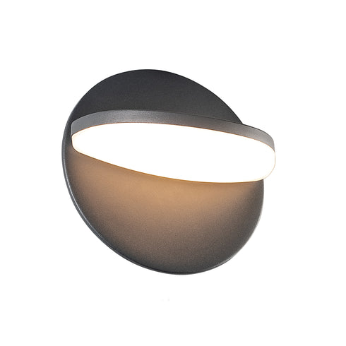 LED SMD WALL LUMINAIRE 16W 790LM 120° 230V AC 3.000K DARK GREY CRI80 IP65 30.000HRS LG1057G