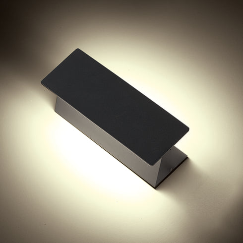 LED SMD WALL LUMINAIRE 7W 210LM 190° 230V AC 3.000K DARK GREY CRI80 IP54 30.000HRS LG1201G