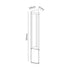LED HP POST LUMINAIRE 8W 420LM 45° 230V AC 3.000K DARK GREY CRI80 IP65 30.000HRS LG1223G-650