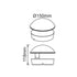 LED SMD WALL LUMINAIRE 13W 480LM 100° 230V AC 3.000K DARK GREY CRI80 IP54 30.000HRS LG1671G