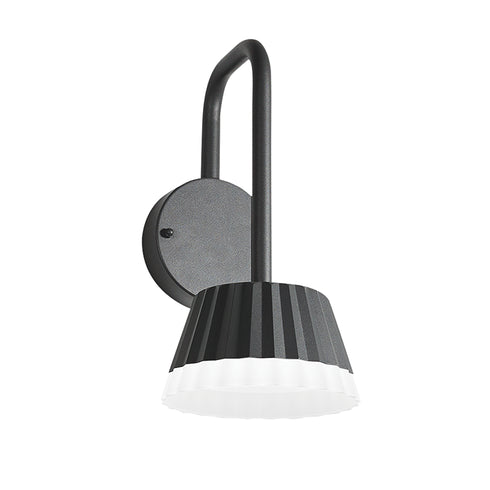 LED SMD WALL LUMINAIRE 10W 400LM 85° 230V AC 3.000K DARK GREY CRI80 IP54 30.000HRS LG2122G
