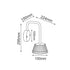 LED SMD WALL LUMINAIRE 10W 400LM 85° 230V AC 3.000K DARK GREY CRI80 IP54 30.000HRS LG2122G