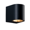 GU10 WALL LUMINAIRE 230V AC SAND BLACK IP65 MAX.35W LG2201GU10B
