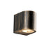 GU10 WALL LUMINAIRE 230V AC GOLDEN BLACK IP65 MAX.35W LG2201GU10GB