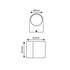 ^LED HP WALL LUMINAIRE 4W 230LM 40° 230V AC 3.000K DARK GREY CRI80 IP65 30.000HRS
