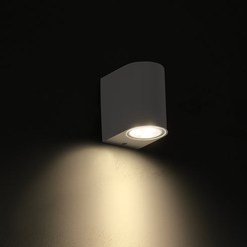 ^LED HP WALL LUMINAIRE 4W 230LM 40° 230V AC 3.000K MATT WHITE CRI80 IP65 30.000HRS