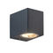 GU10 WALL LUMINAIRE 230V AC DARK GREY IP65 MAX.35W LG2203GU10G
