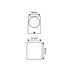 GU10 WALL LUMINAIRE 230V AC DARK GREY IP65 MAX.35W LG2203GU10G